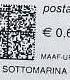Una raccomandata affrancata 
in due momenti
